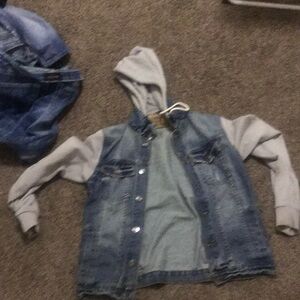 Denim Hooded Jacket